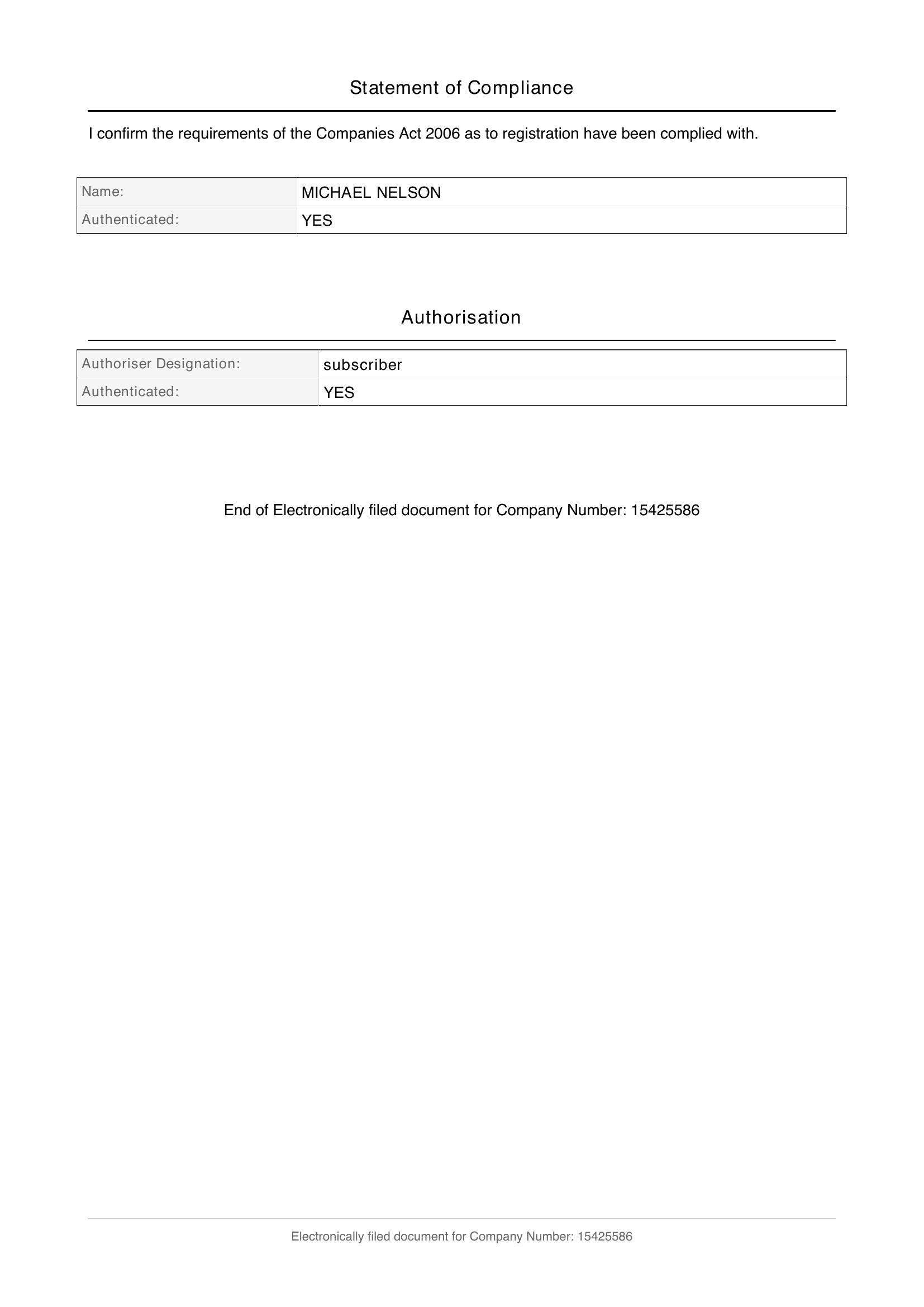 Stock3 Finance Trade Certificate of Incorporation - page 10