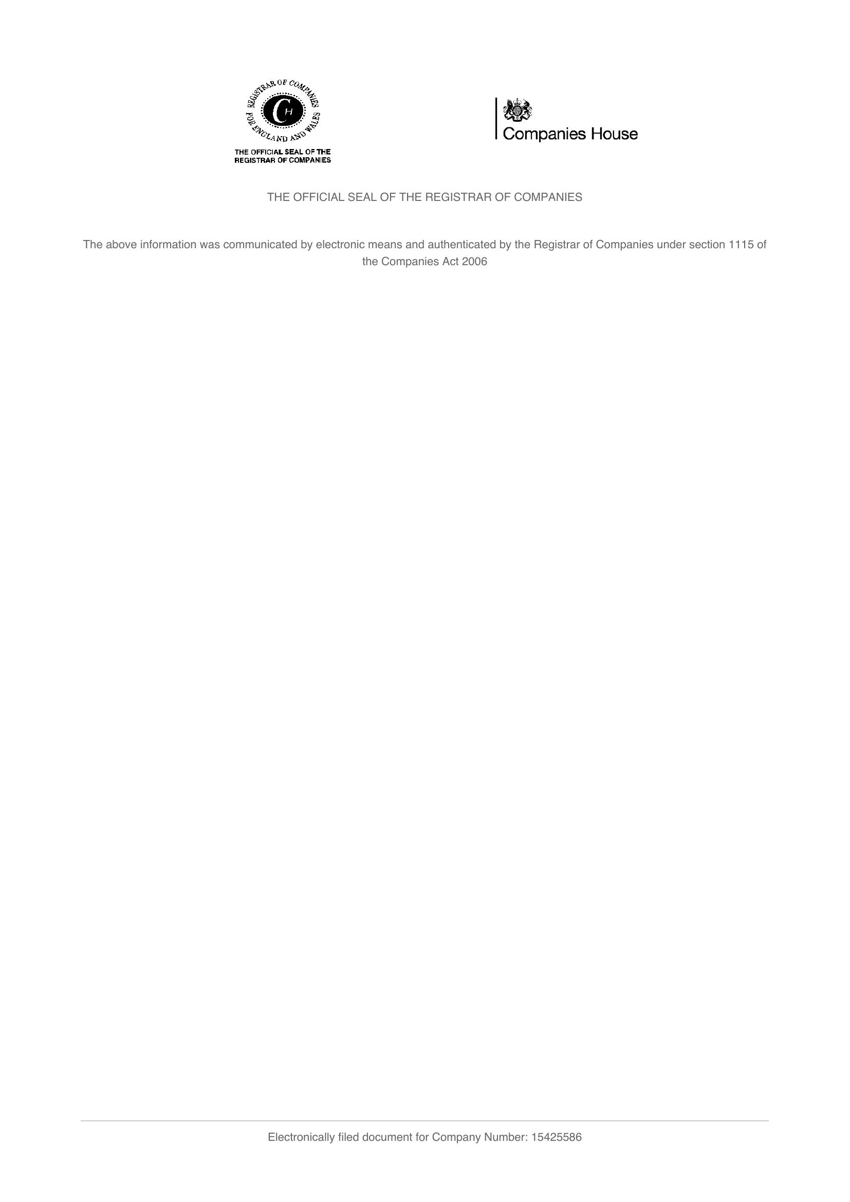 Stock3 Finance Trade Certificate of Incorporation - page 2